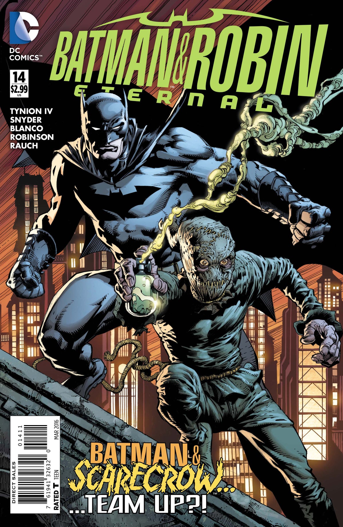 Batman & Robin Eternal #14 CVR A DC Comics 2016 VF
