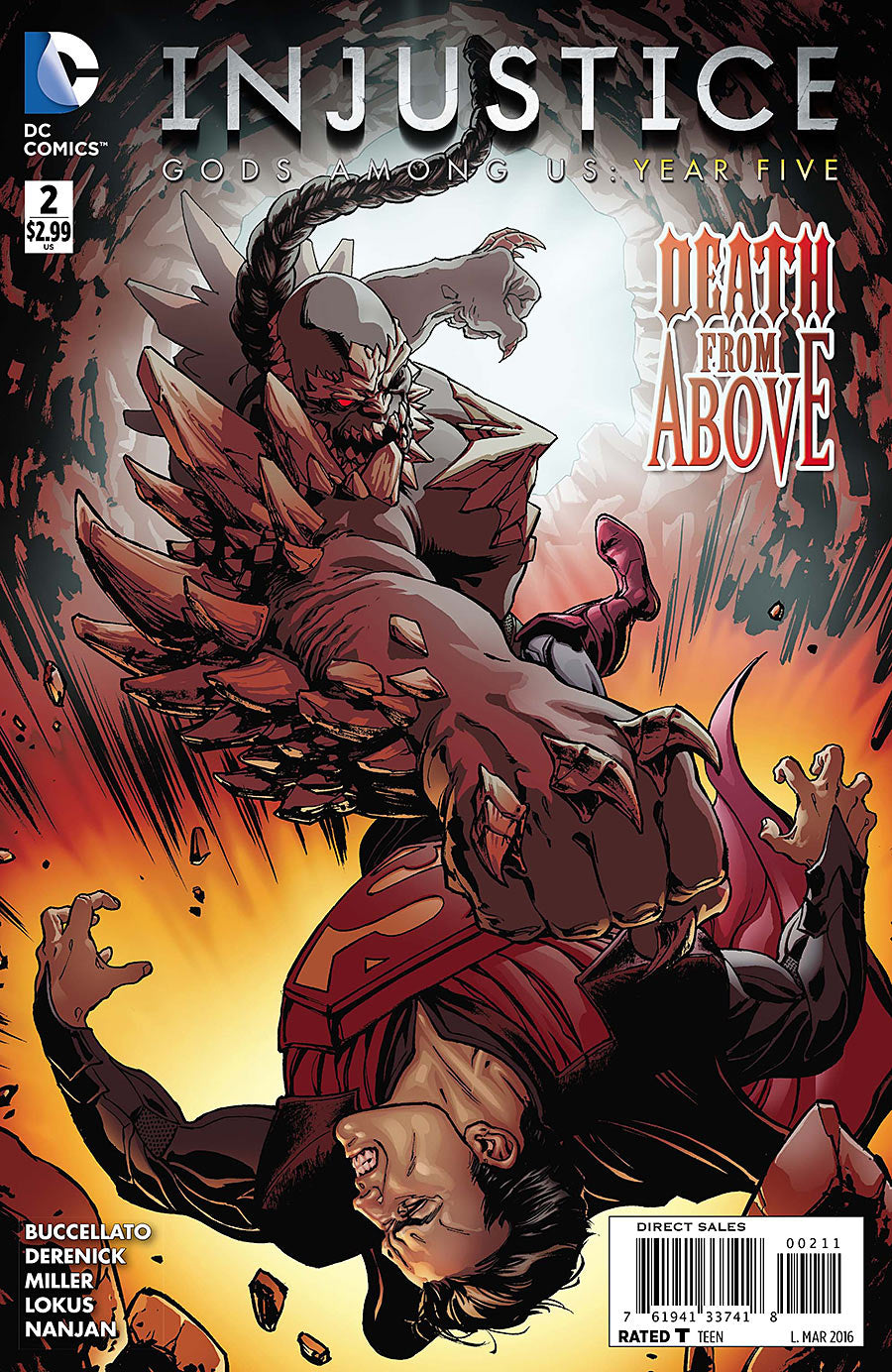 Injustice: Gods Among Us Year Five #2 CVR A dc comics 2016 FN