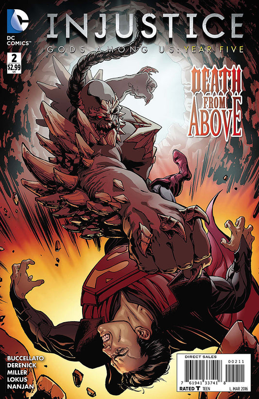 Injustice: Gods Among Us Year Five #2 CVR A dc comics 2016 FN