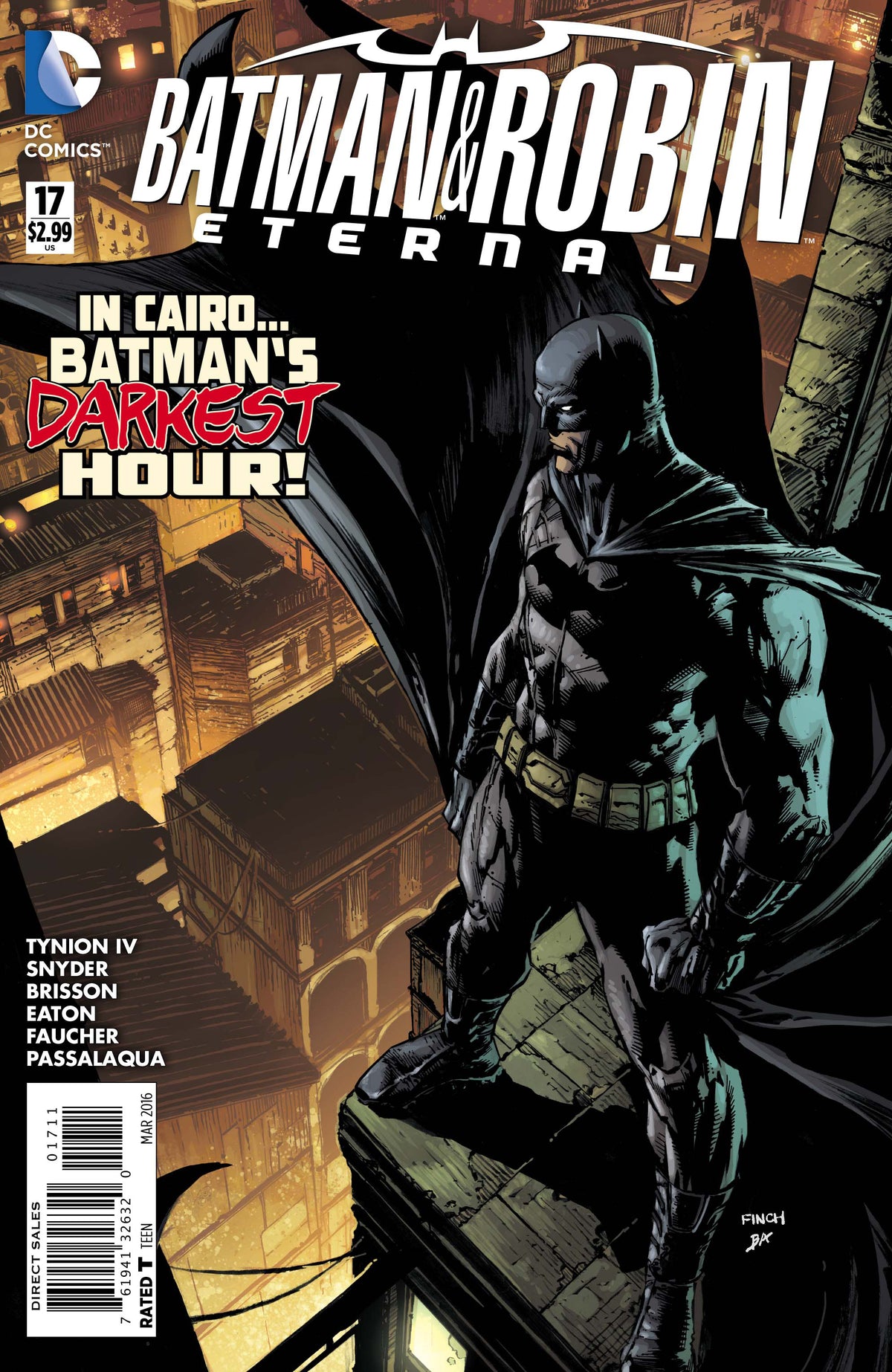 Batman & Robin Eternal #17 CVR A DC Comics 2016 VF