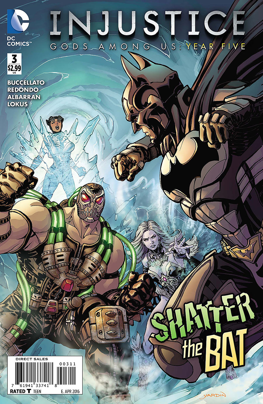 Injustice: Gods Among Us Year Five #3 CVR A dc comics 2016 FN