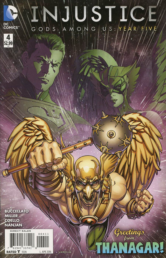 Injustice: Gods Among Us Year Five #4 CVR A dc comics 2016 FN
