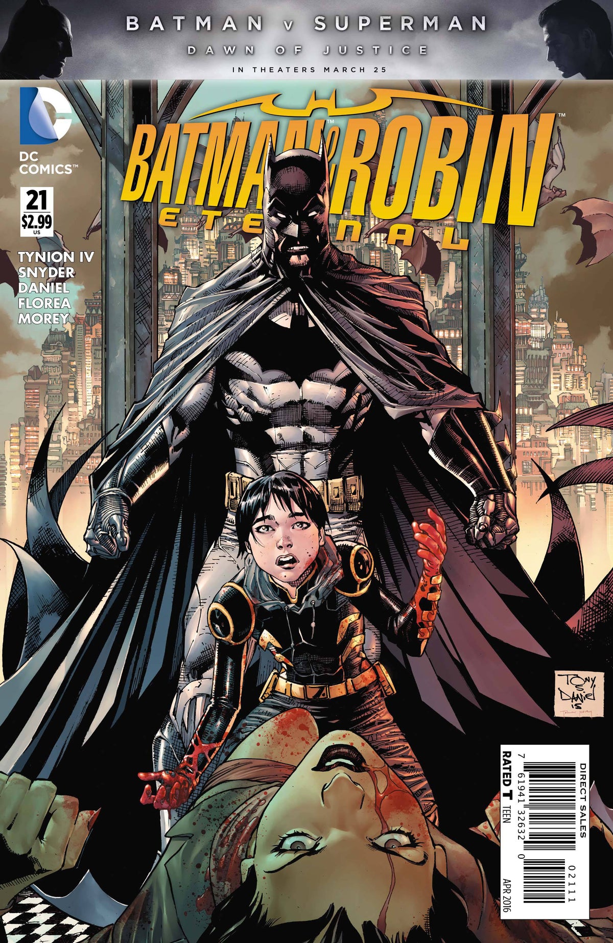 Batman & Robin Eternal #21 CVR A DC Comics 2016 VF