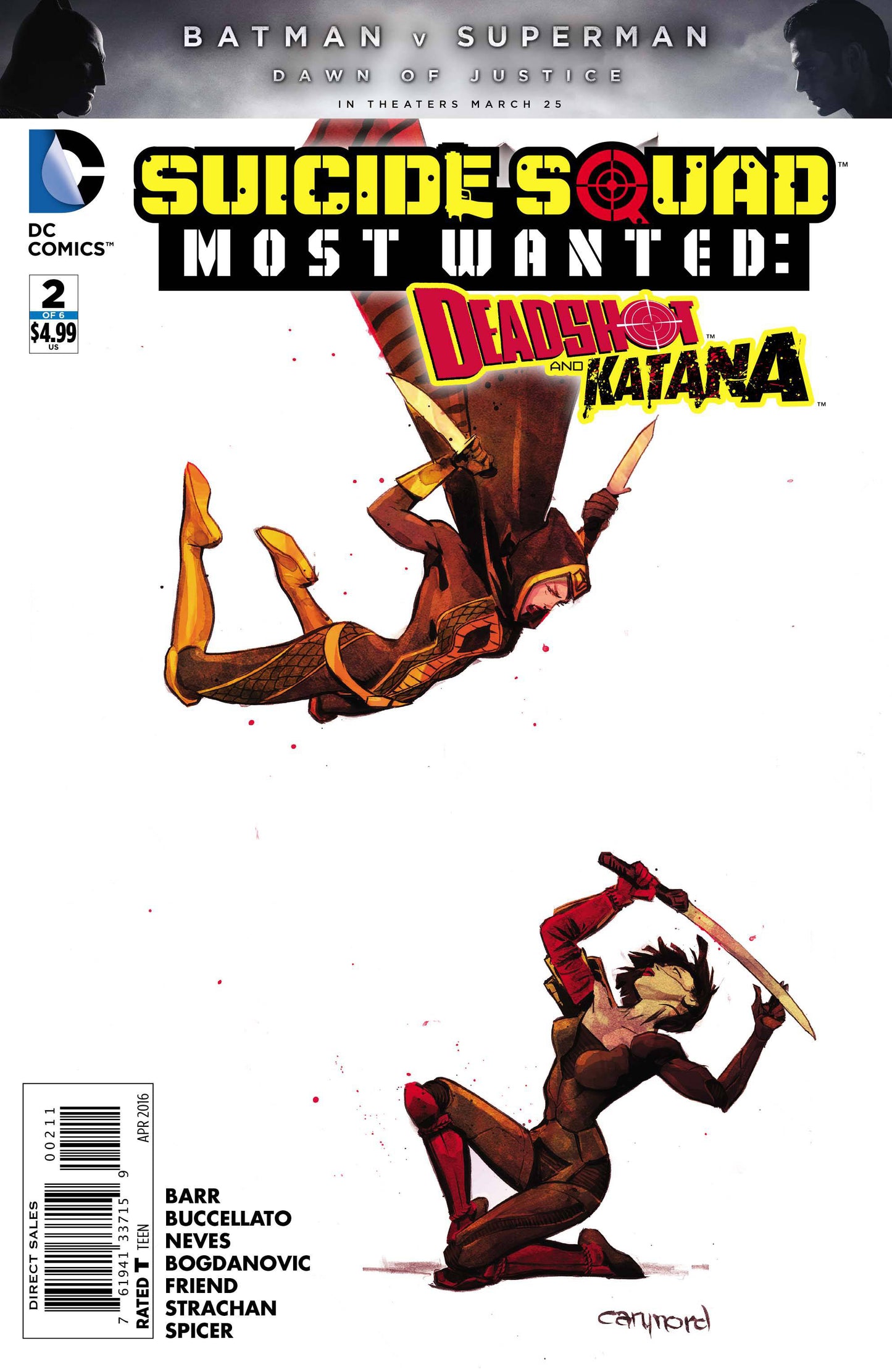 Suicide Squad Most Wanted: Deadshot & Katana #2 - CVR A (VF)