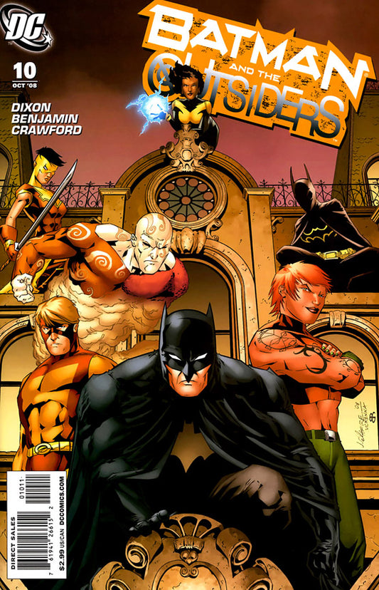 Batman and the Outsiders #10 CVR A DC Comics 2008 FN