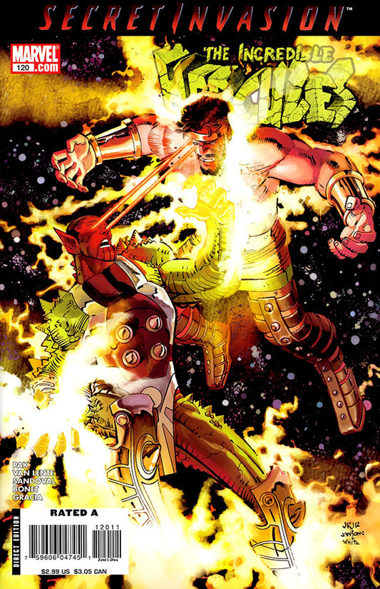 Incredible Hercules #120 CVR A Marvel 2008 VF