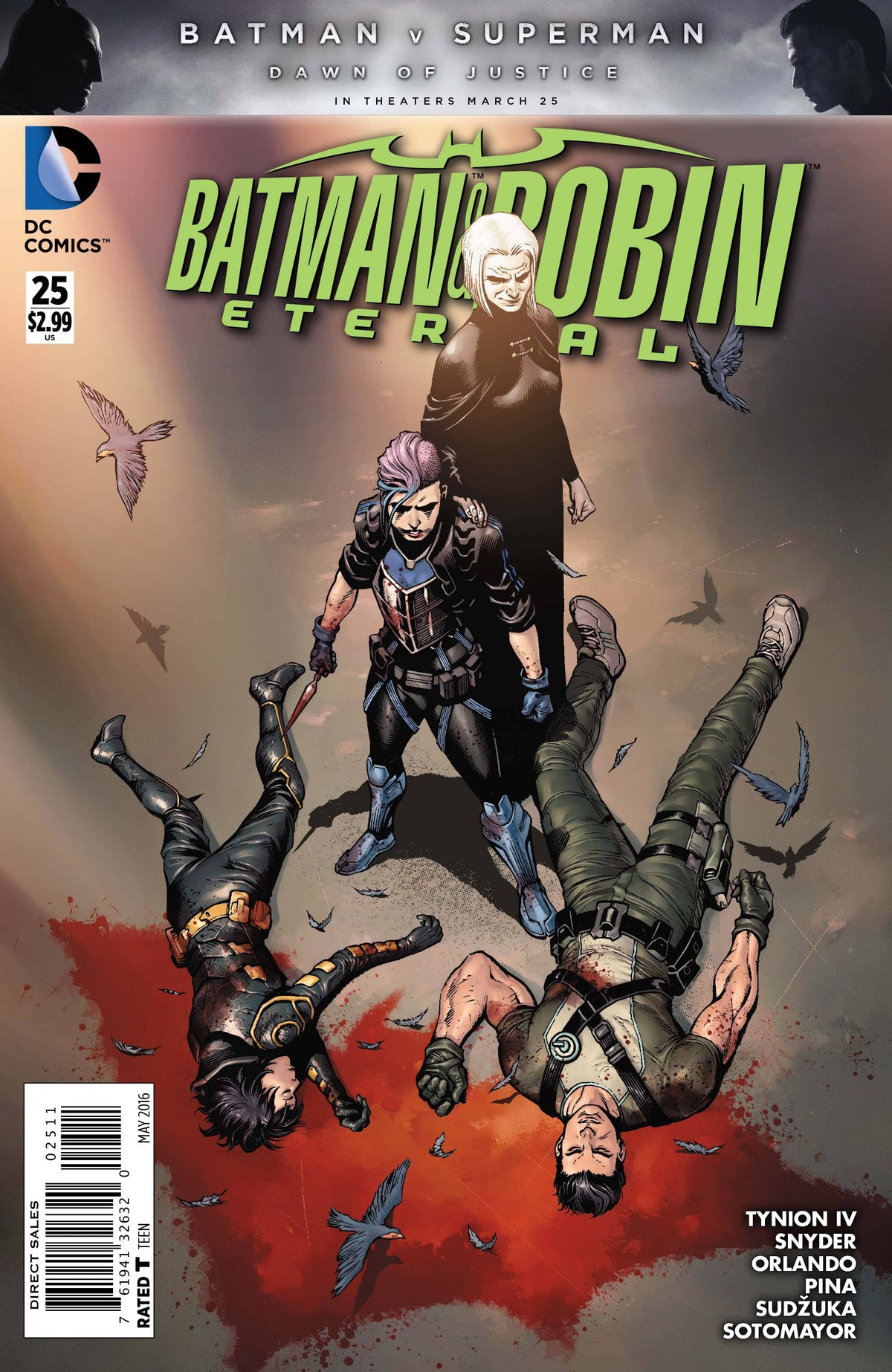 Batman & Robin Eternal #25 CVR A DC Comics 2016 VF