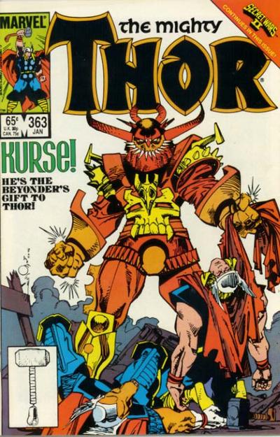 Thor #363 CVR A Marvel 1986 FN