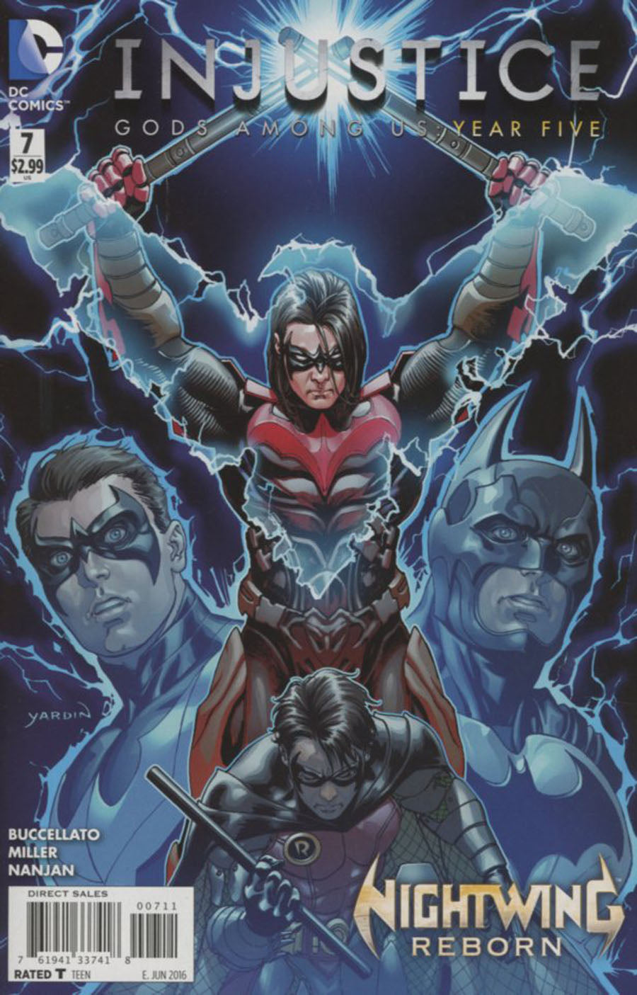 Injustice: Gods Among Us Year Five #7 CVR A dc comics 2016 FN