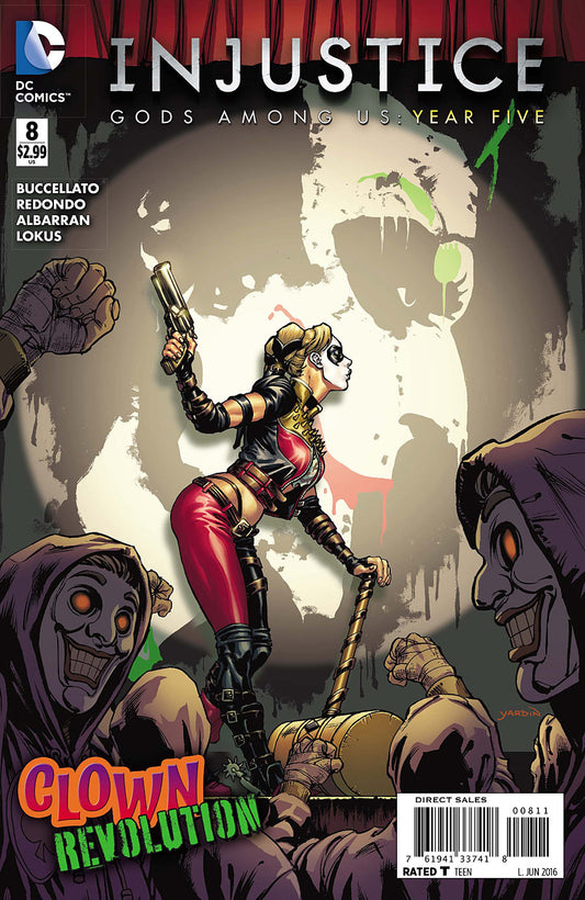 Injustice: Gods Among Us Year Five #8 CVR A dc comics 2016 FN