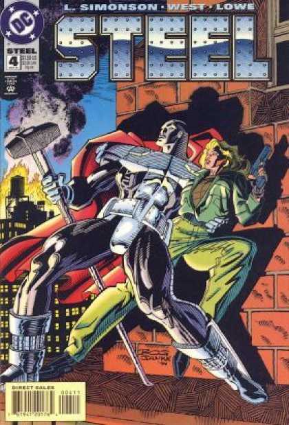 Steel #4 CVR A DC Comics 1994 FN