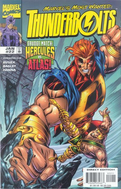 Thunderbolts #22 CVR A Marvel 1999 FN