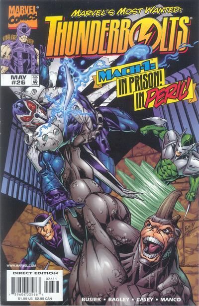 Thunderbolts #26 CVR A Marvel 1999 FN