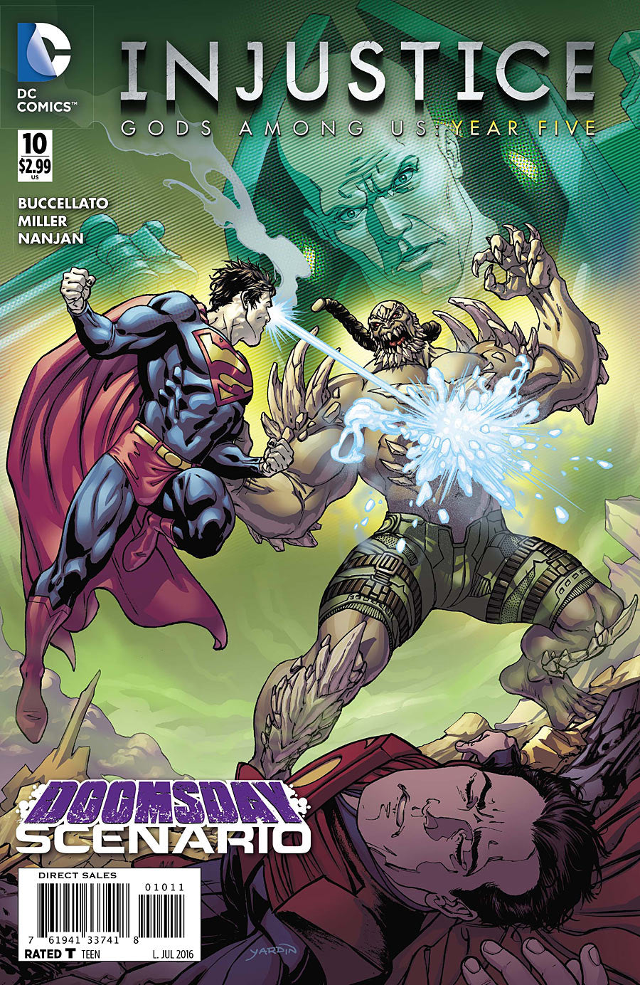 Injustice: Gods Among Us Year Five #10 CVR A dc comics 2016 FN