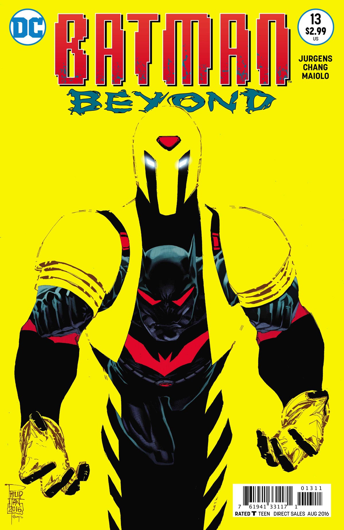 Batman Beyond #13 CVR A DC Comics 2016 VF