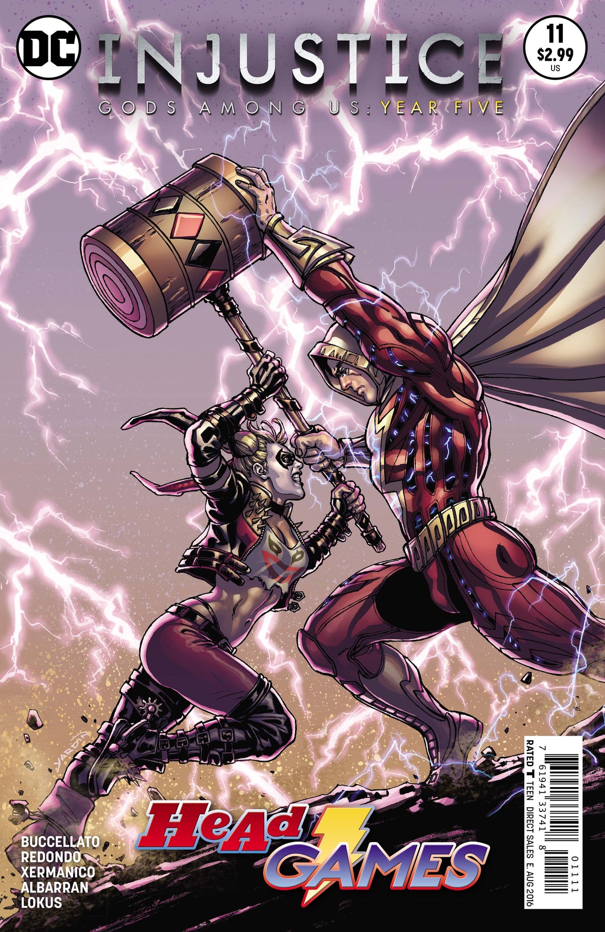 Injustice: Gods Among Us Year Five #11 CVR A dc comics 2016 FN