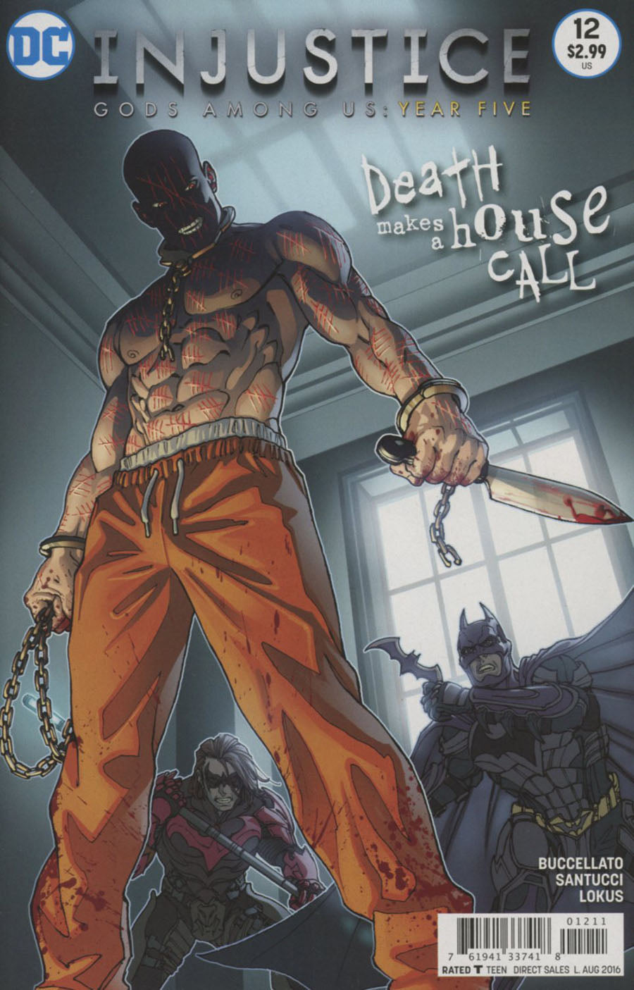 Injustice: Gods Among Us Year Five #12 CVR A dc comics 2016 FN