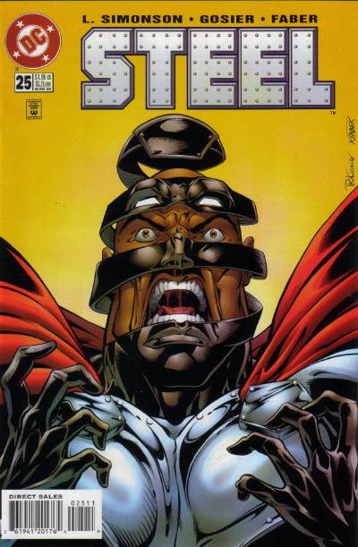 Steel #25 CVR A DC Comics 1996 FN