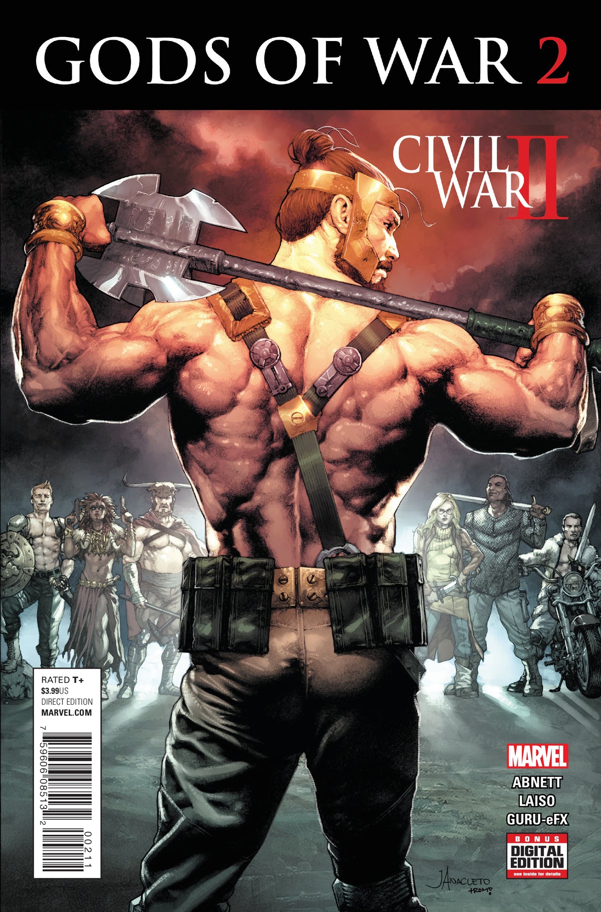 Civil War II: Gods of War #2 CVR A Marvel 2016 FN