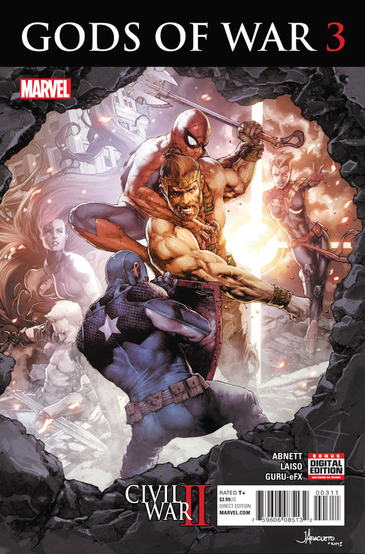Civil War II: Gods of War #3 CVR A Marvel 2016 FN
