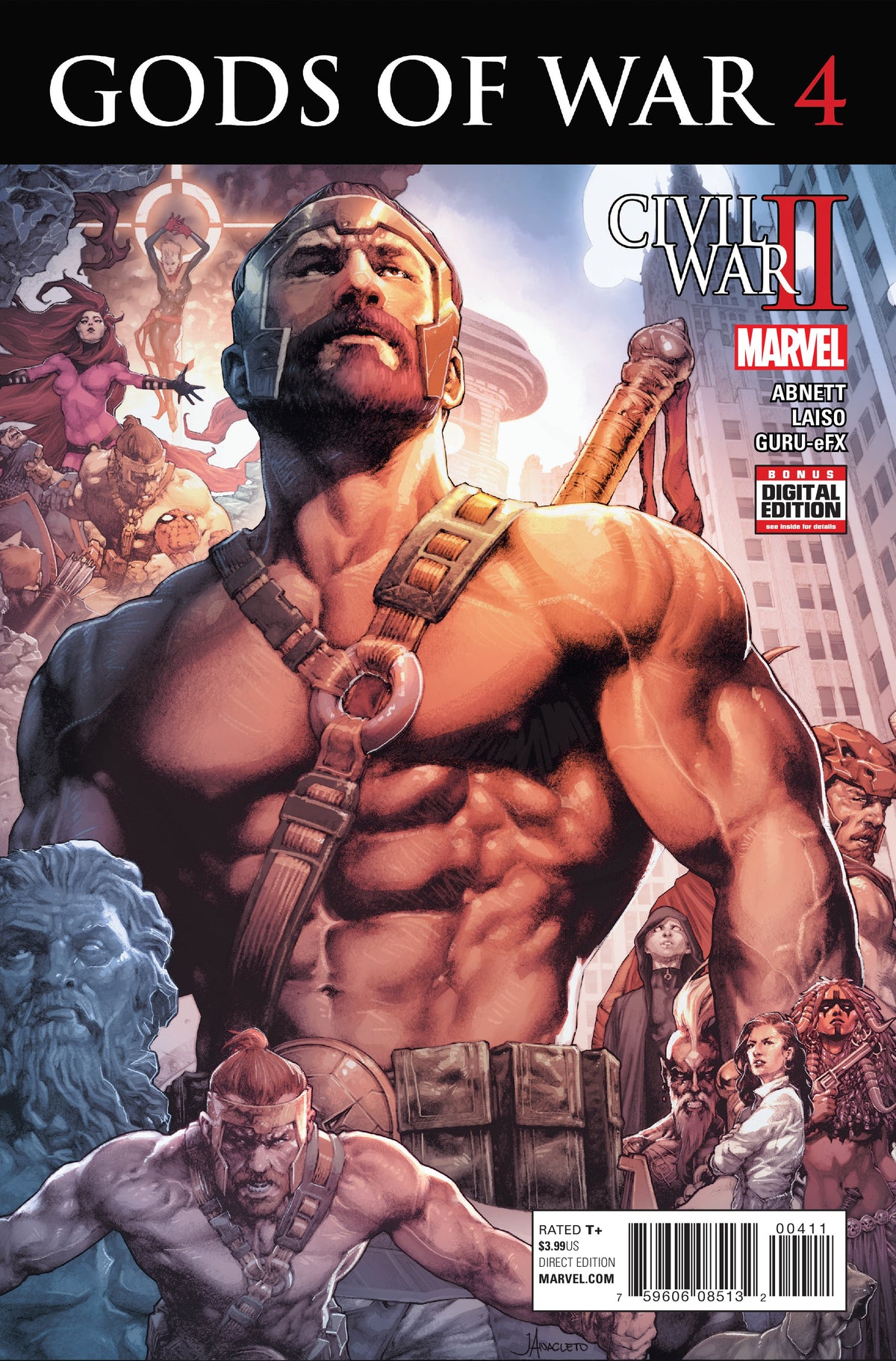 Civil War II: Gods of War #4 CVR A Marvel 2016 FN