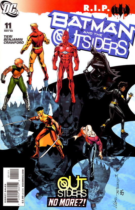 Batman and the Outsiders #11 CVR A DC Comics 2008 FN