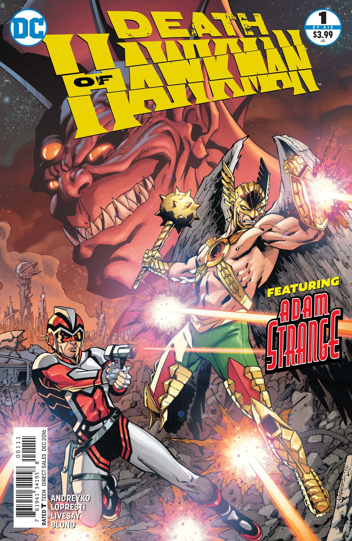 Death of Hawkman #1 - CVR A (FN)