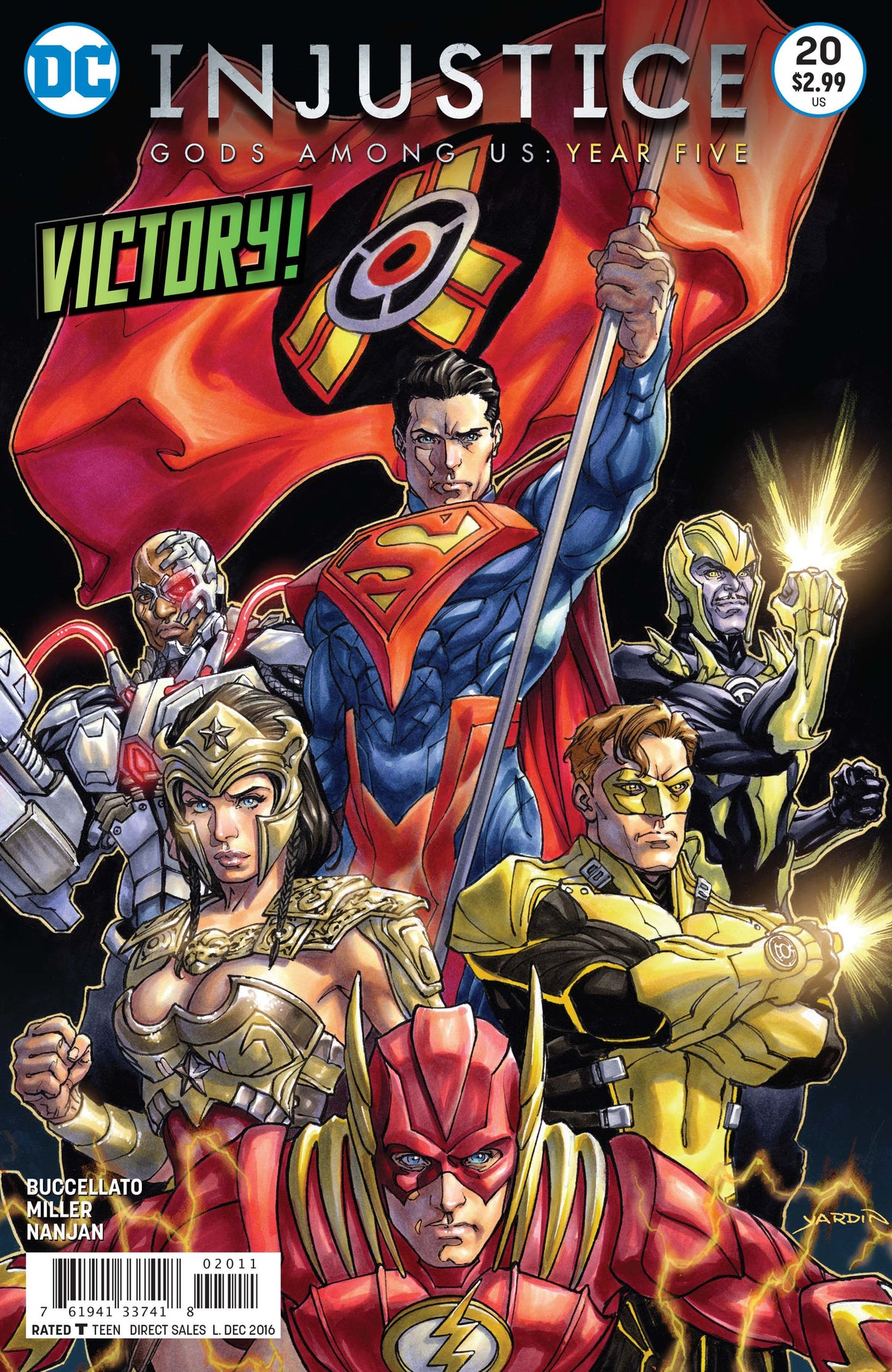 Injustice: Gods Among Us Year Five #20 CVR A dc comics 2016 FN