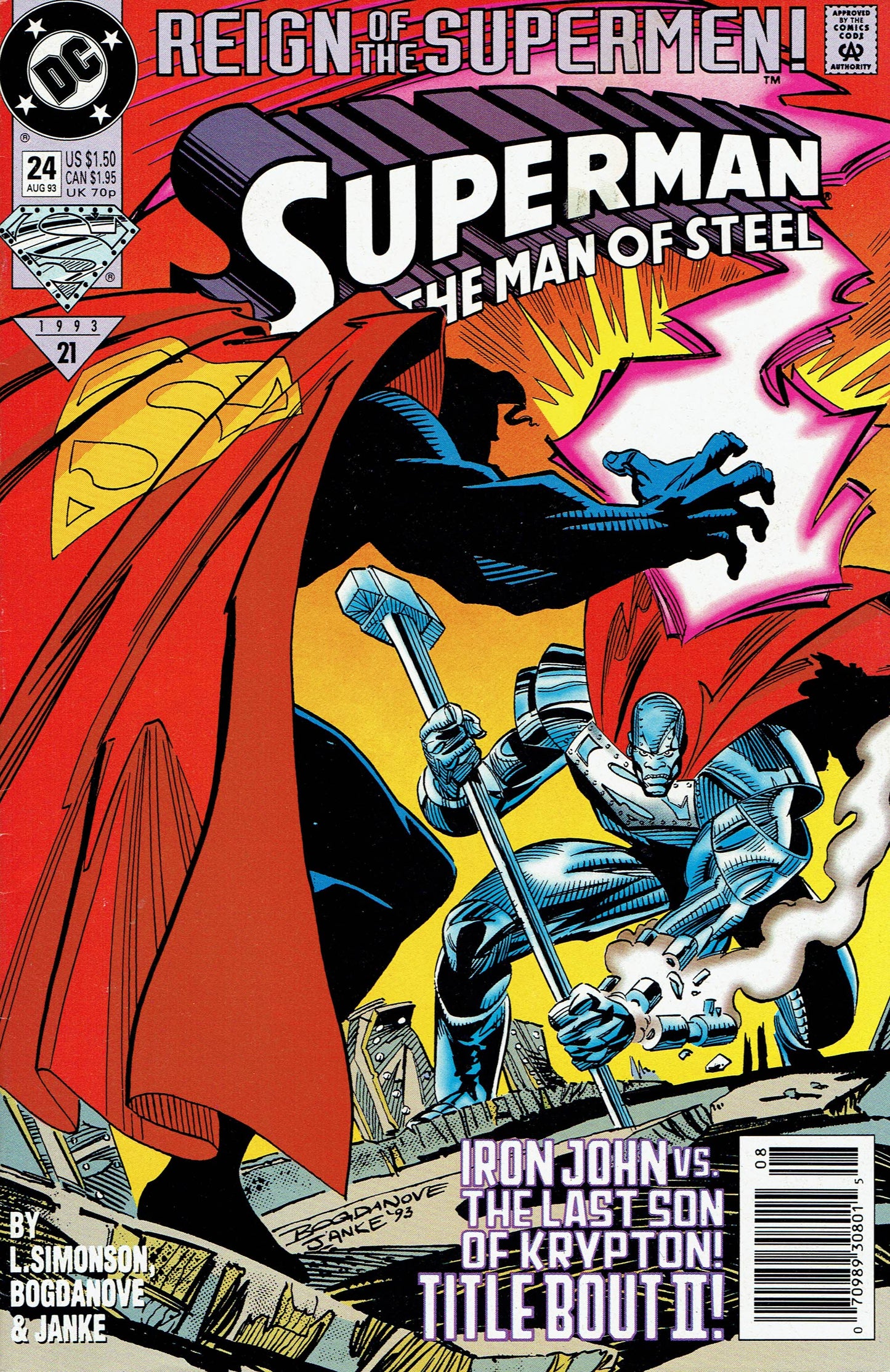 Superman: The Man of Steel #24 - CVR A (FN)