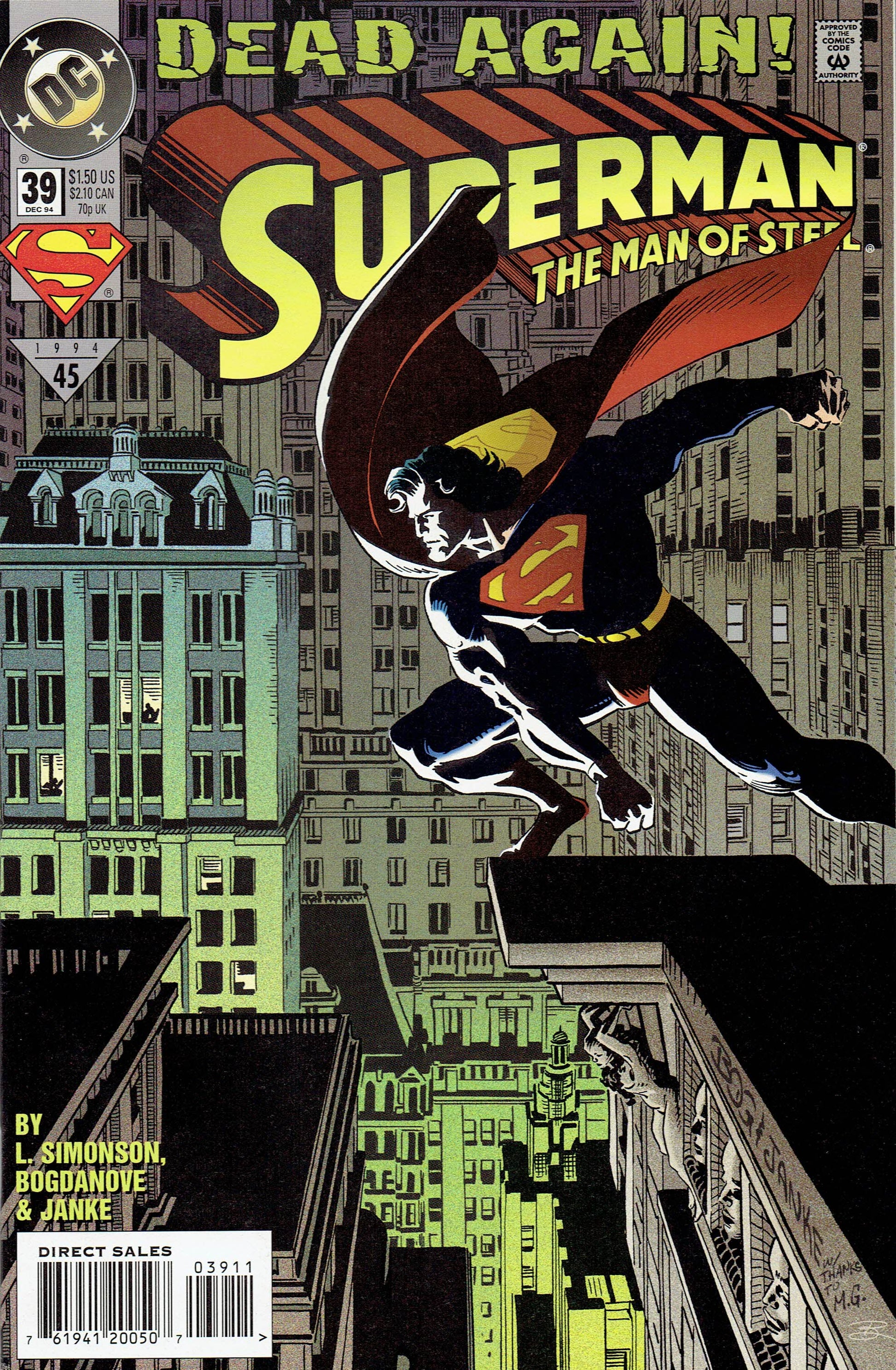 Superman: The Man of Steel #39 - CVR A (FN)