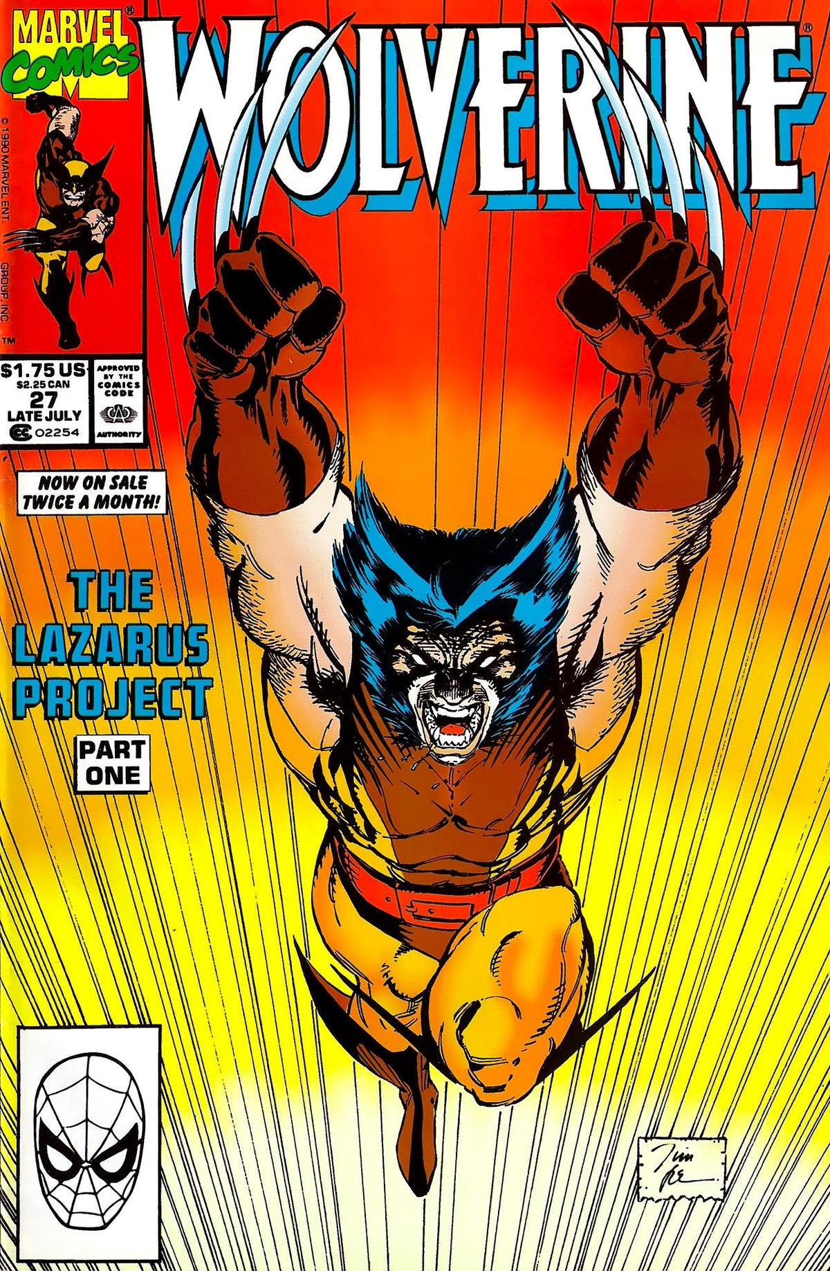 Wolverine #27 CVR A Marvel 1990 FN