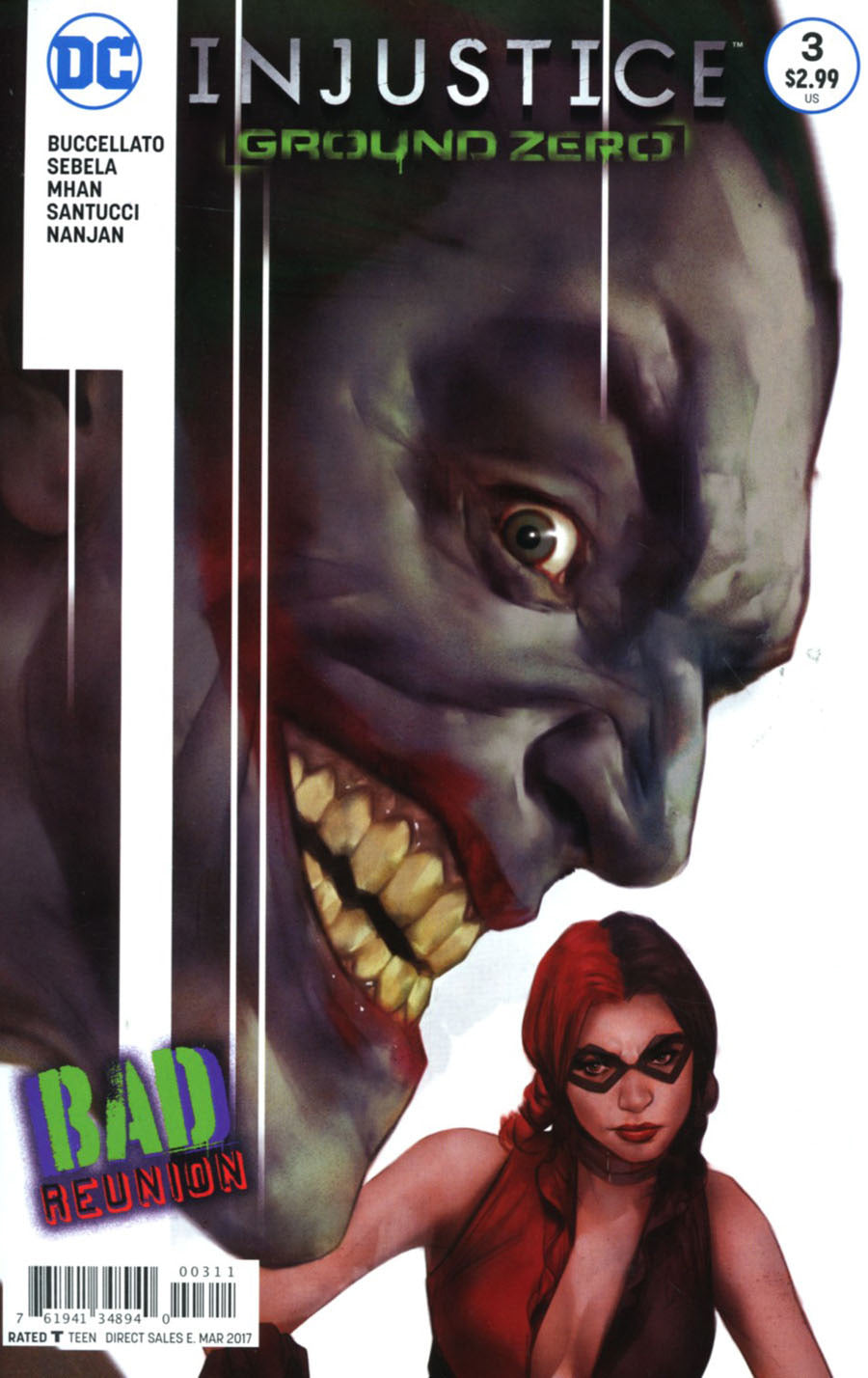 Injustice: Ground Zero #3 CVR A dc comics 2017 FN
