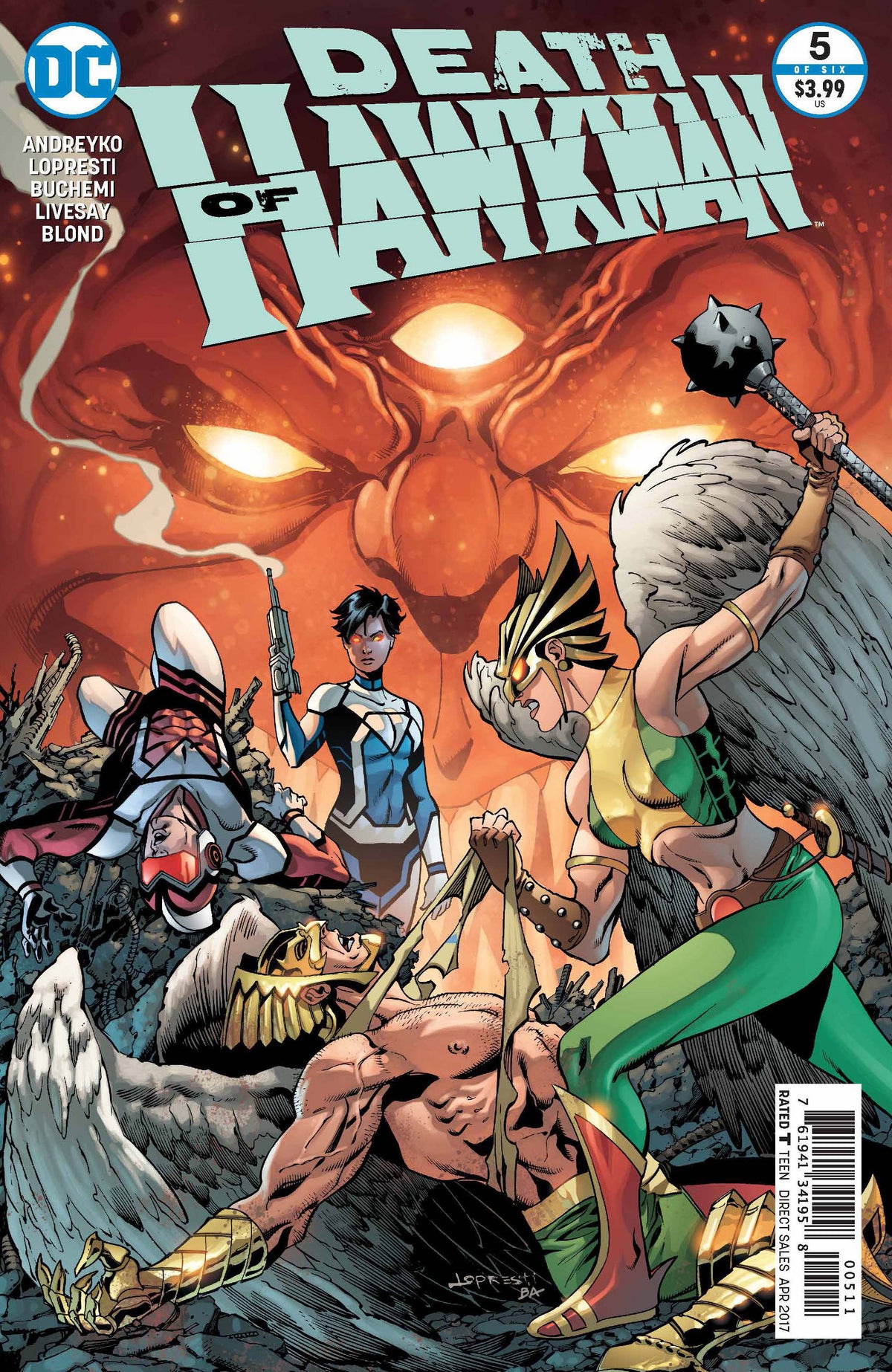 Death of Hawkman #5 - CVR A (FN)