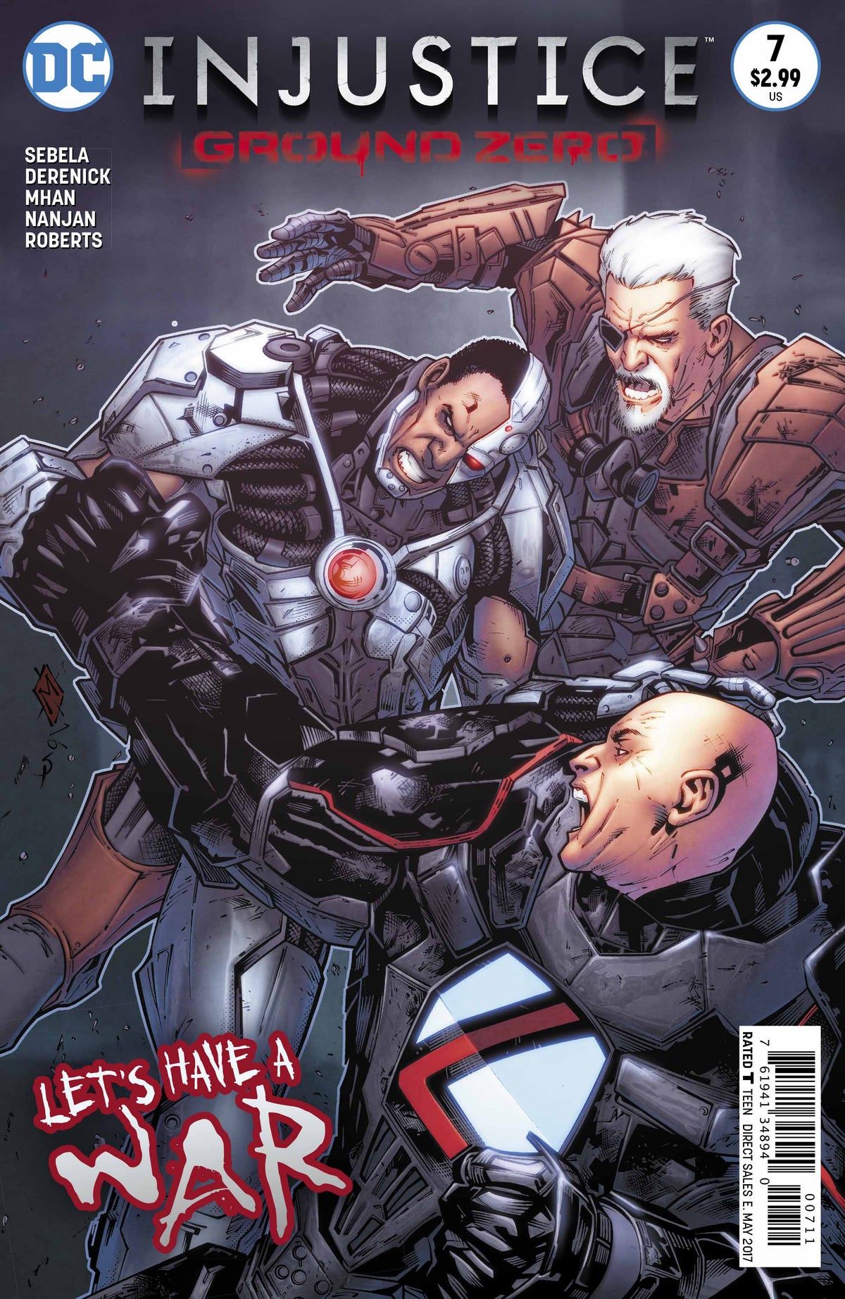 Injustice: Ground Zero #7 CVR A dc comics 2017 FN