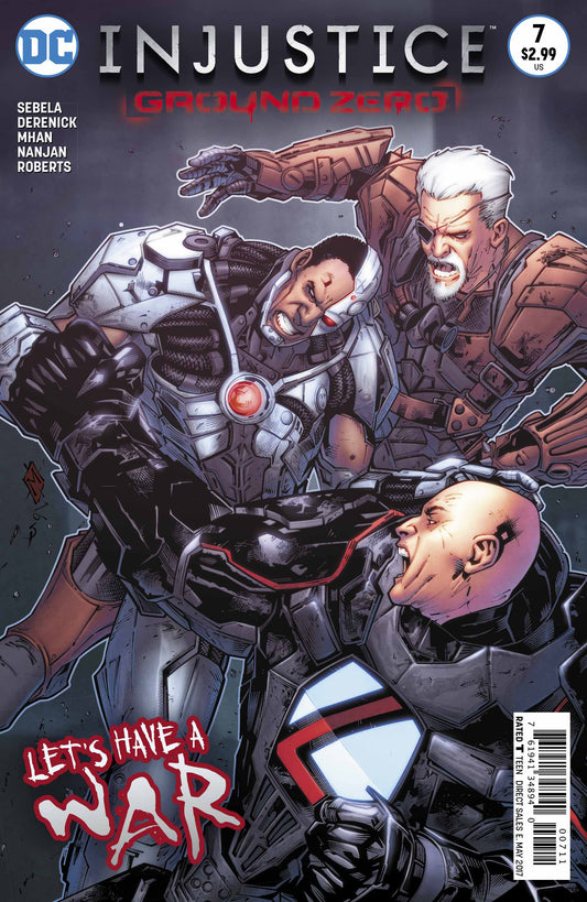 Injustice: Ground Zero #7 CVR A dc comics 2017 FN
