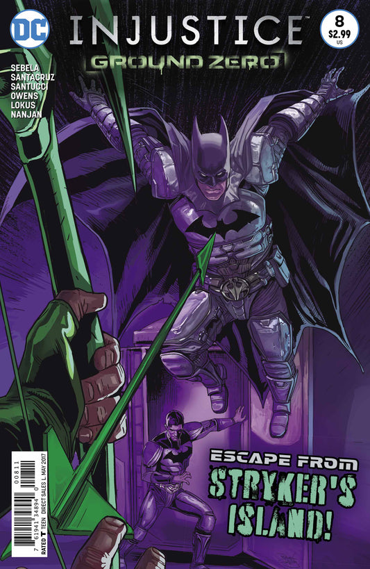 Injustice: Ground Zero #8 CVR A dc comics 2017 FN