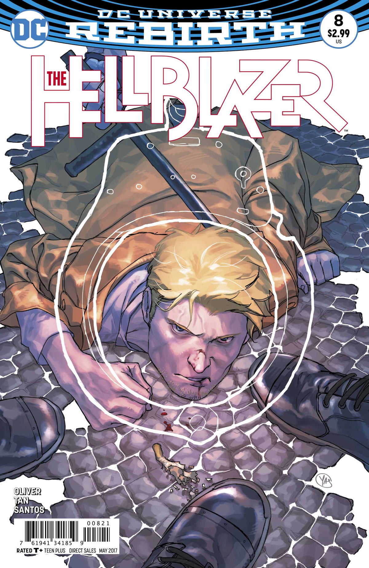 The Hellblazer #8 CVR B DC Comics 2017 FN