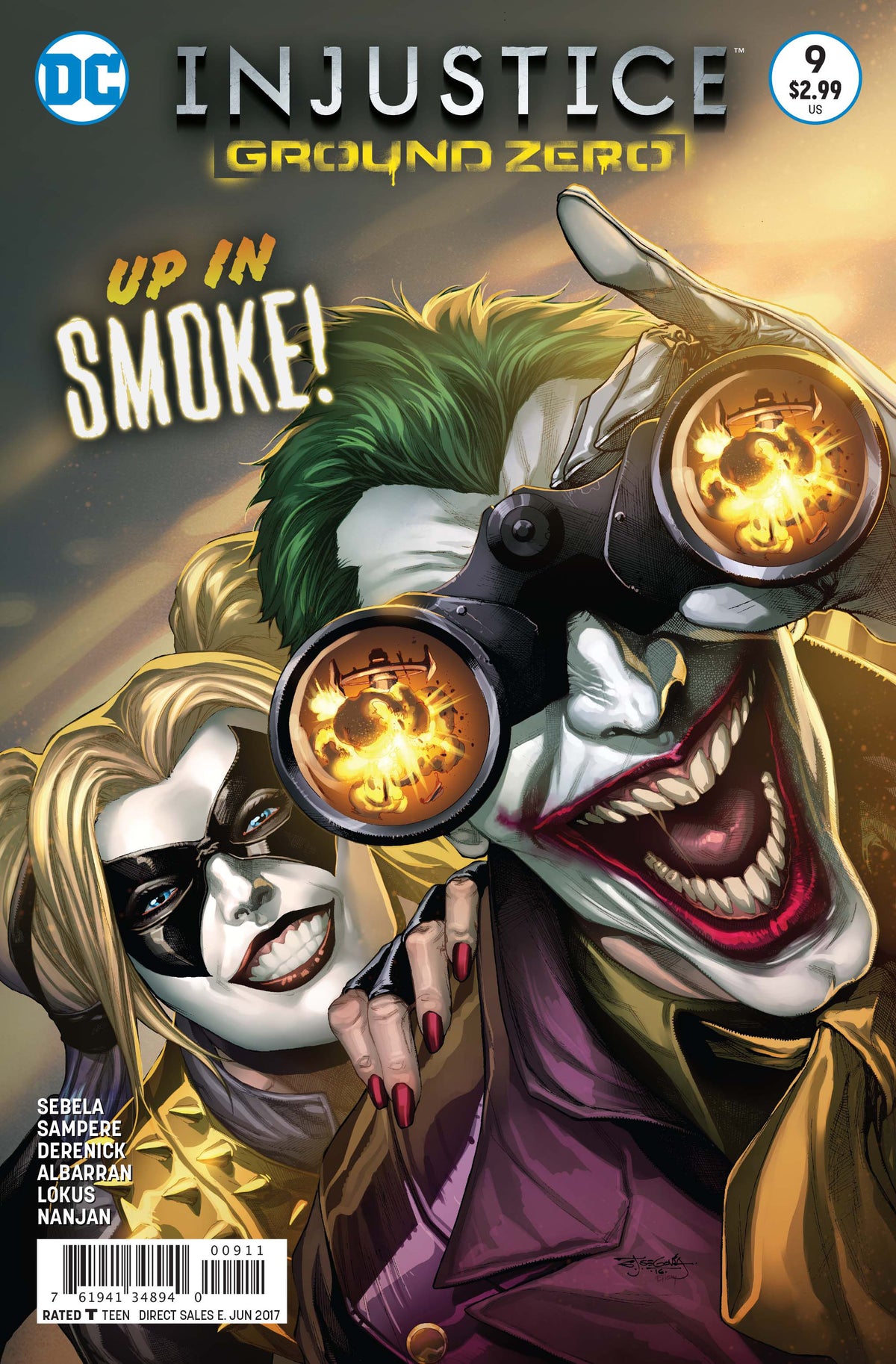 Injustice: Ground Zero #9 CVR A dc comics 2017 FN