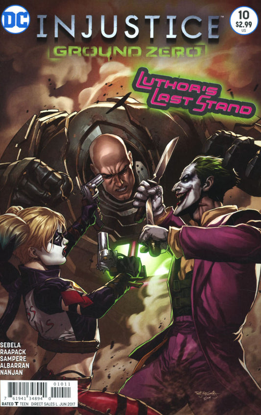 Injustice: Ground Zero #10 CVR A dc comics 2017 FN