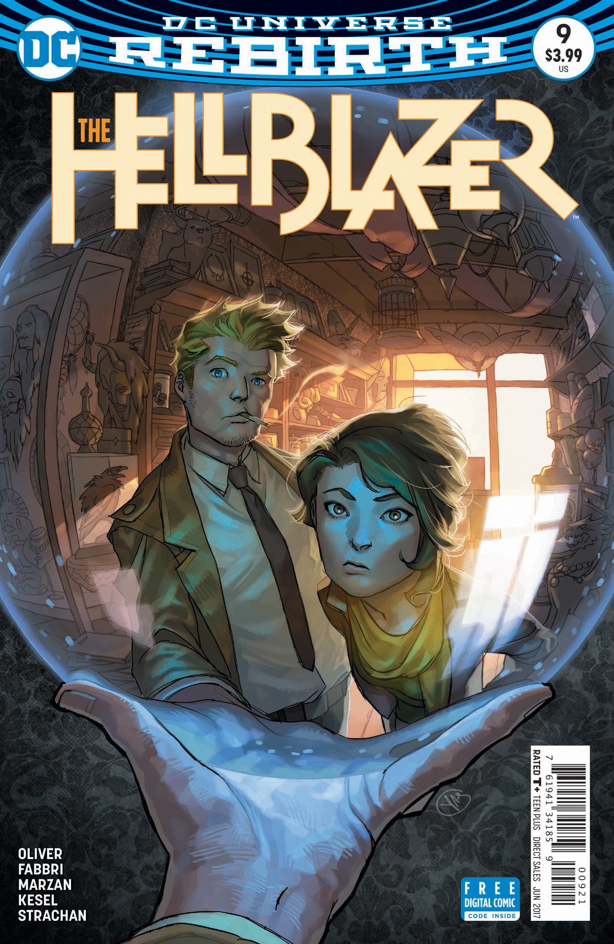 The Hellblazer #9 CVR B DC Comics 2017 FN