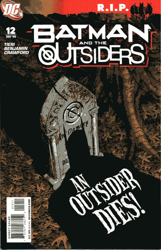 Batman and the Outsiders #12 CVR A DC Comics 2008 FN