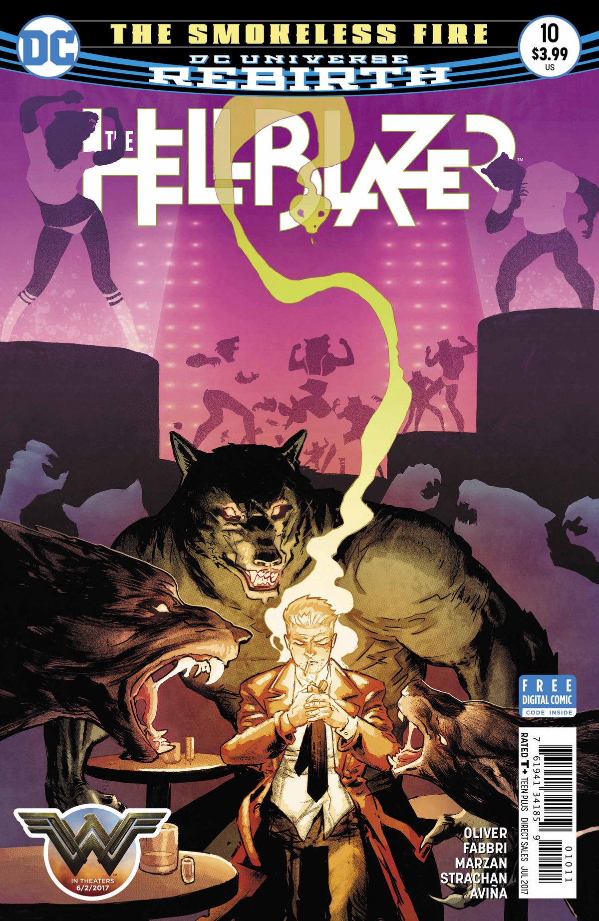 The Hellblazer #10 CVR A DC Comics 2017 FN