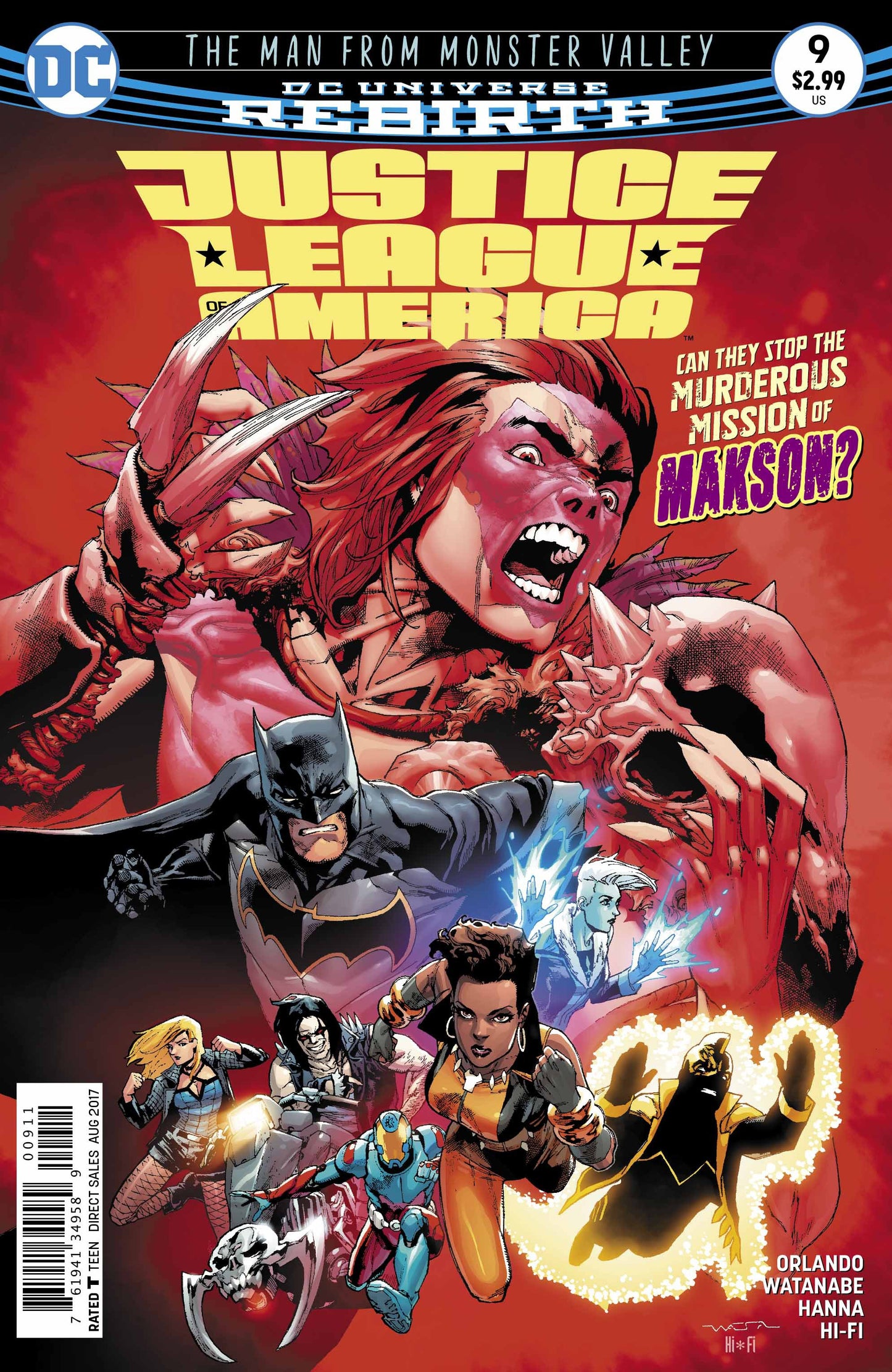 Justice League of America #9 - CVR A (VF)