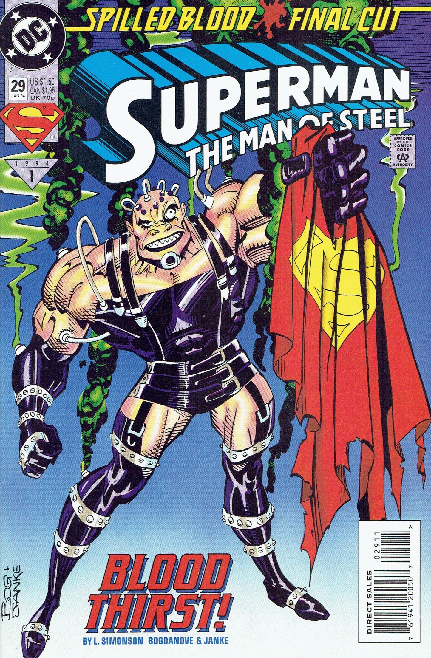 Superman: The Man of Steel #29 - CVR A (FN)
