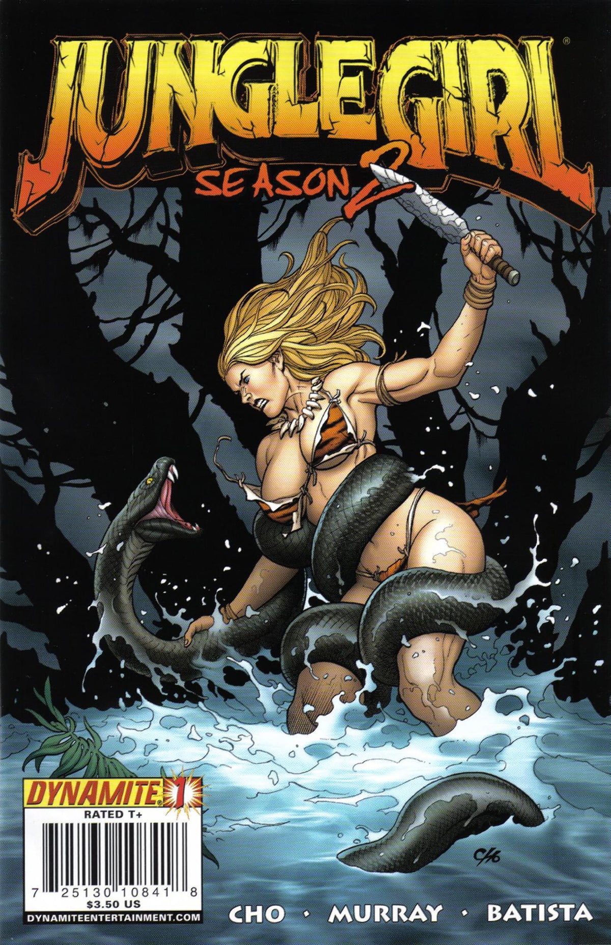 Jungle Girl Season 2 #1 CVR A Dynamite Entertainment 2008 FN/VF