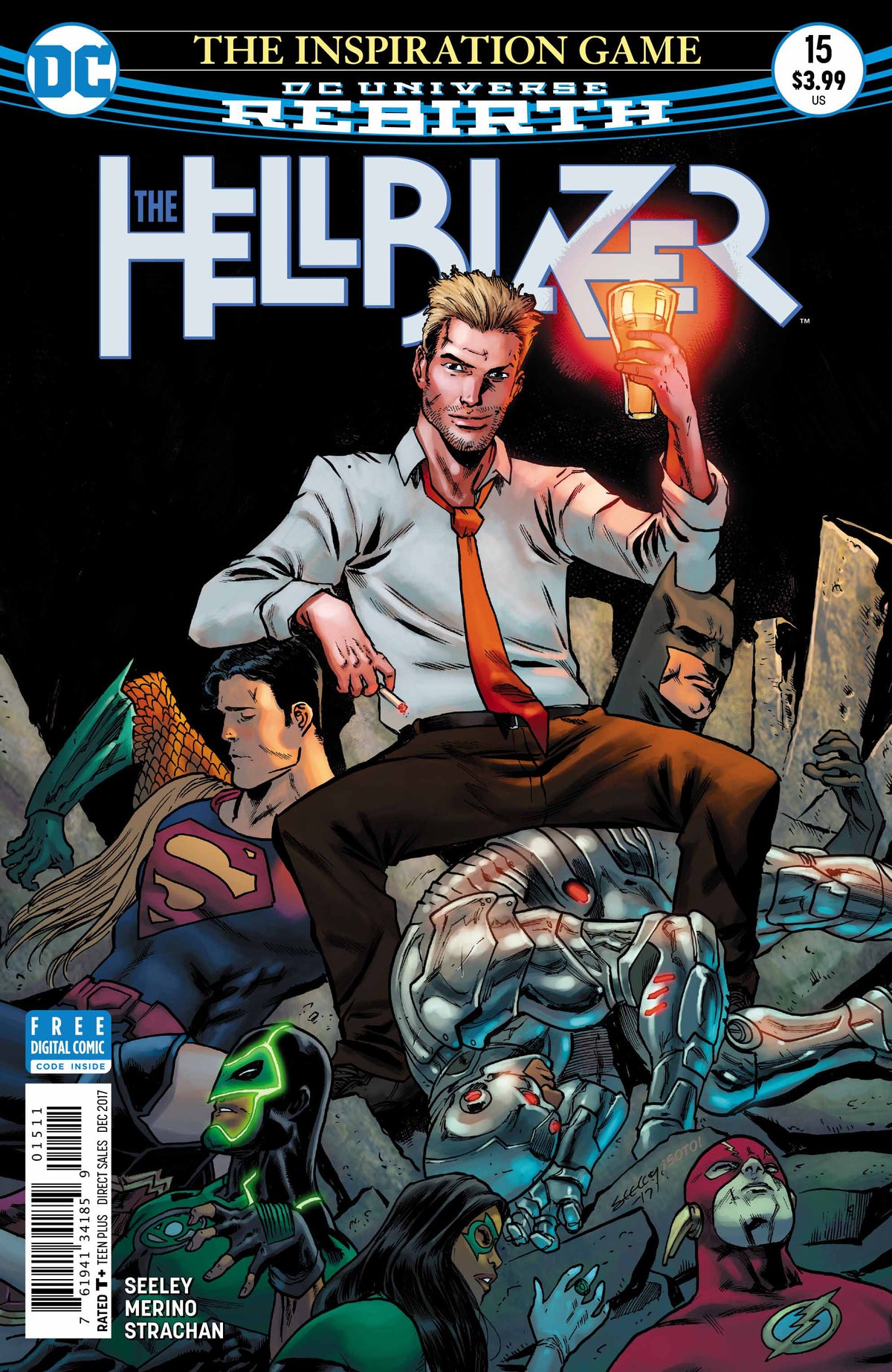 The Hellblazer #15 CVR A DC Comics 2017 FN