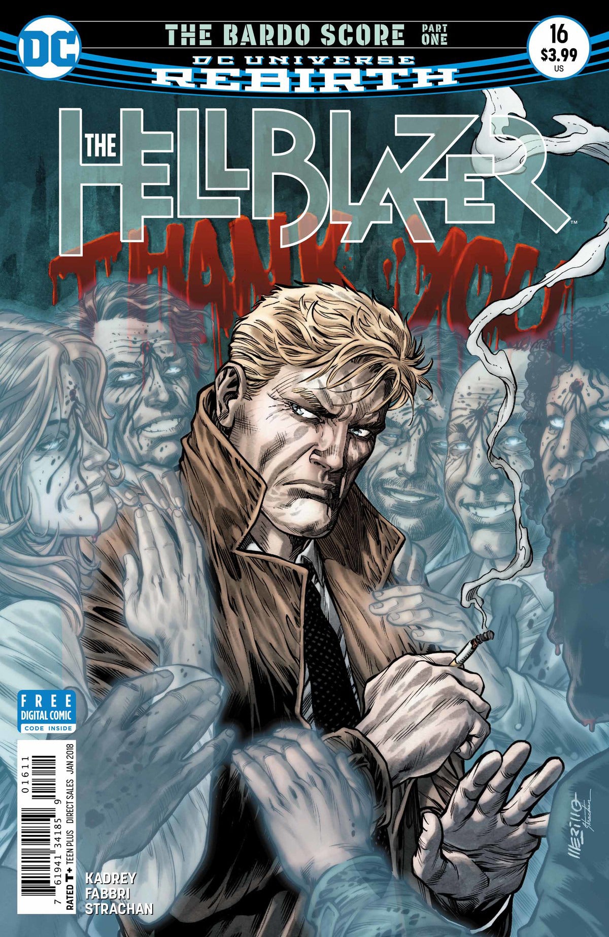 The Hellblazer #16 CVR A DC Comics 2017 FN
