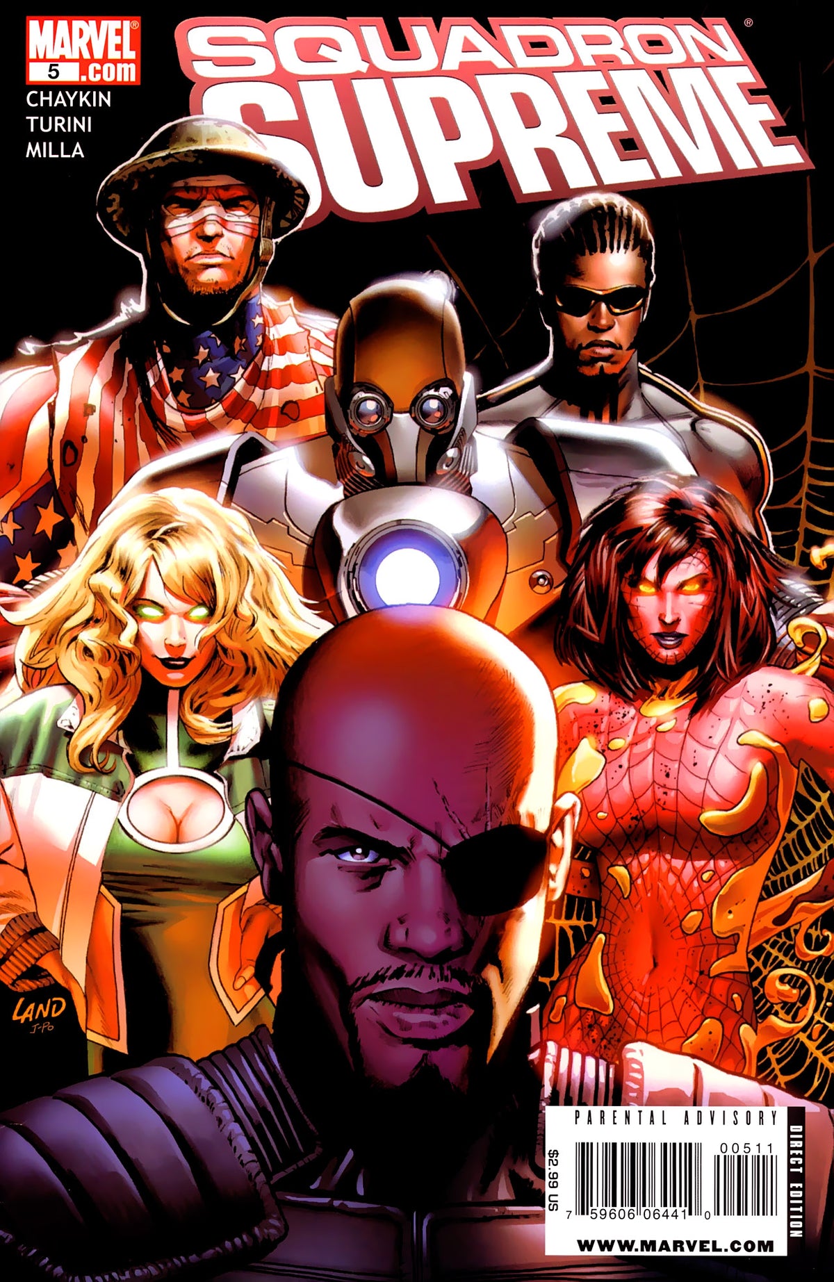 Squadron Supreme #5 CVR A Marvel 2009 VF