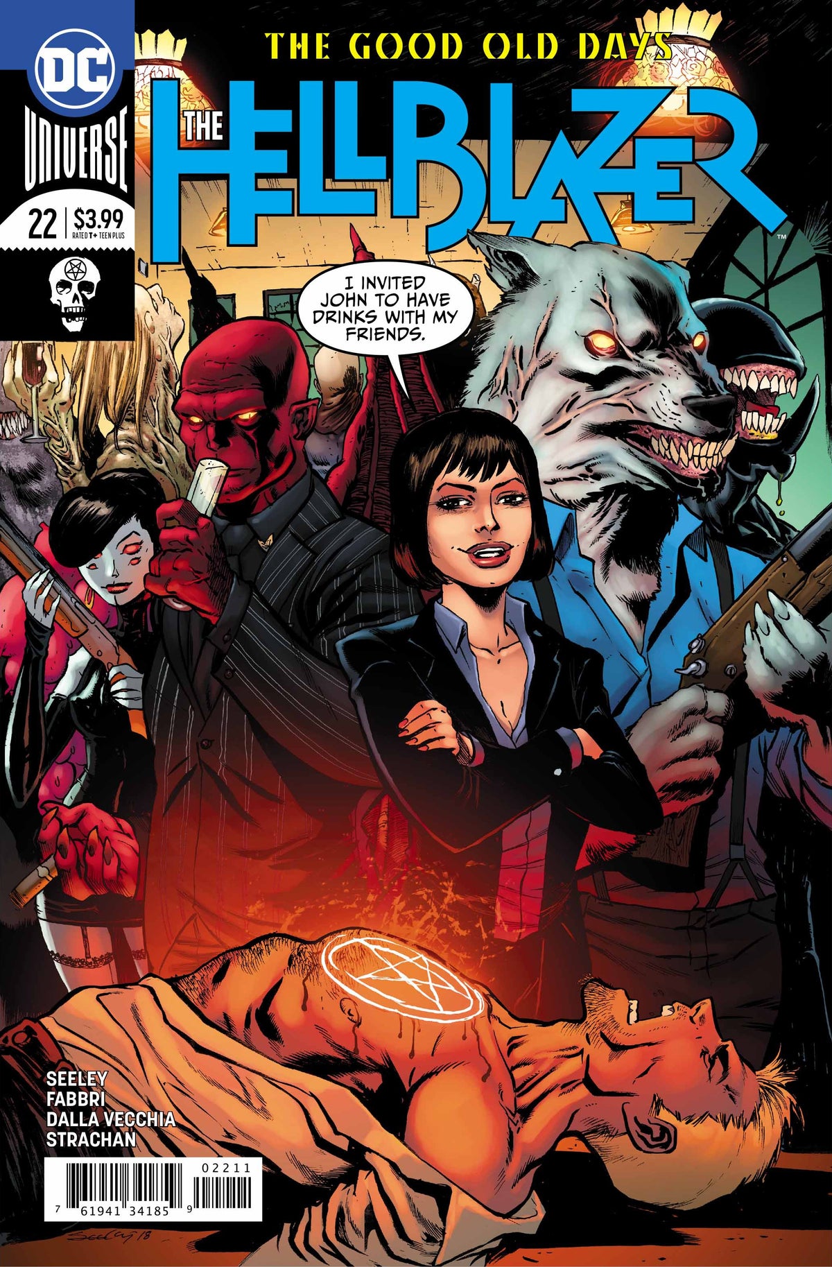 The Hellblazer #22 CVR A DC Comics 2018 FN