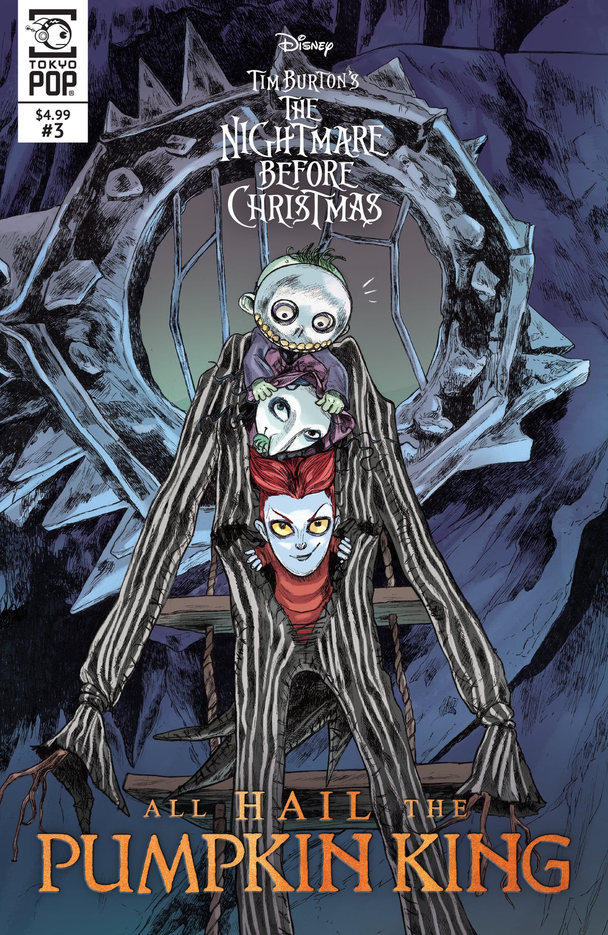 Disney Tim Burton's The Nightmare Before Christmas: All Hail the Pumpkin King, Issue #3 (VF/NM)
